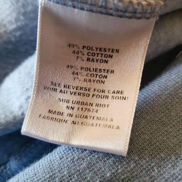 Sub Urban Riot soft knit blue hoodie - Picture 7 of 7